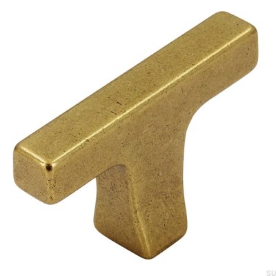 T-Bar 2562 48 Pomo para mueble Oro Antiguo