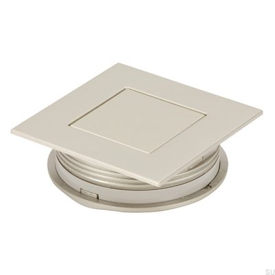 Tirador para mueble empotrable 1031 48 Plástico Plata