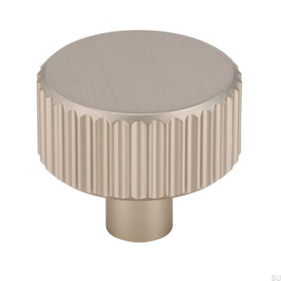 Pomo para mueble 2595 Plata cepillado