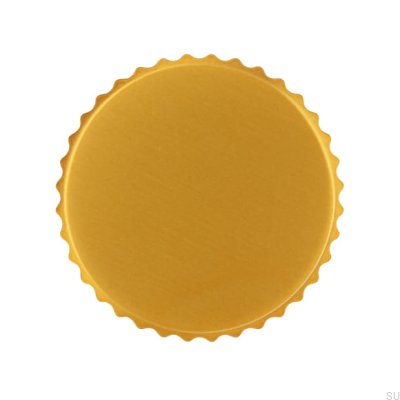 Pomo para mueble 2595 Metal dorado cepillado