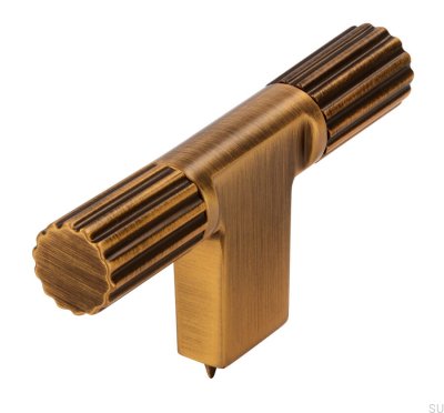 Pomo para mueble T-Bar 2592 Bronce Antiguo