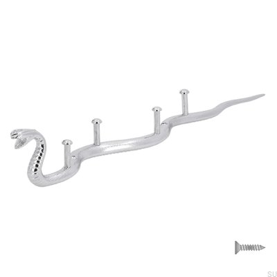 Colgador de pared 2088 128 Manguera Cromo Pulido