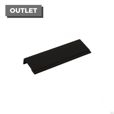Tirador para mueble Stratt 128 Aluminio negro
