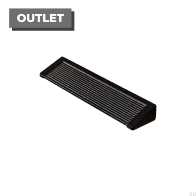Tirador para mueble alargado Backk 96 Metal negro
