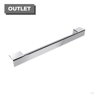 Tirador para mueble longitudinal Dua 210 Cromo pulido