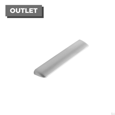 Tirador para mueble alargado Quiet 160 Silver Brushed