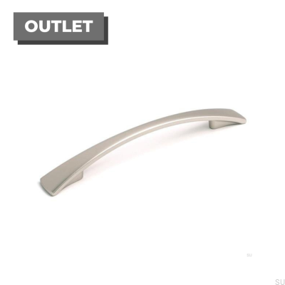 Tirador para mueble alargado 4317128 Níquel cepillado