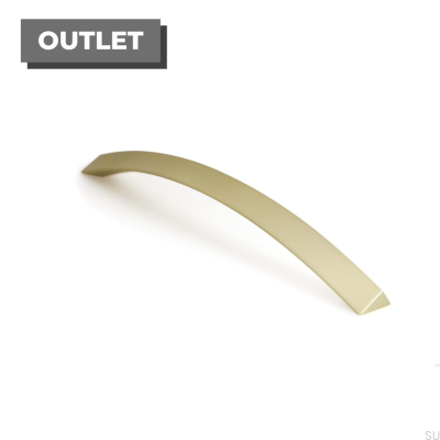 Tirador para mueble oblongo Smee 160 oro cepillado