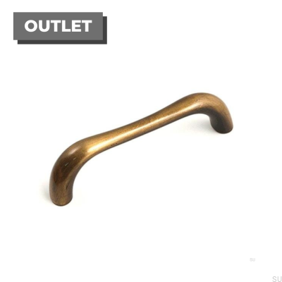 Tirador para mueble rectangular 8478 Bronce envejecido
