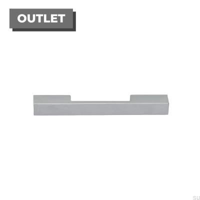 Tirador para mueble alargado Tool 64, cromo cepillado