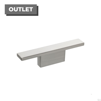 Tirador para mueble Grevie 100 de acero inoxidable