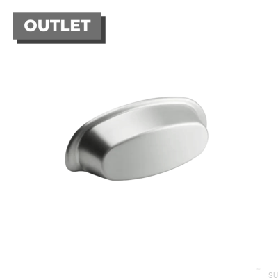 Tirador para mueble empotrado Pharma 64 Plata cepillado