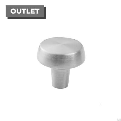 Pomo para muebles Autumn 36 Silver Metal (Aspecto Inox)