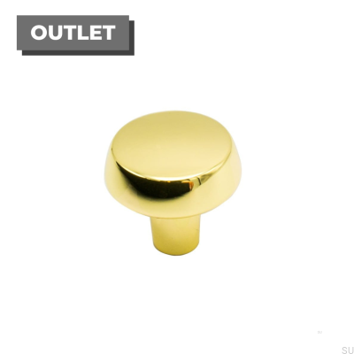 Pomo para mueble Otoño 28 Oro Pulido, Lacado