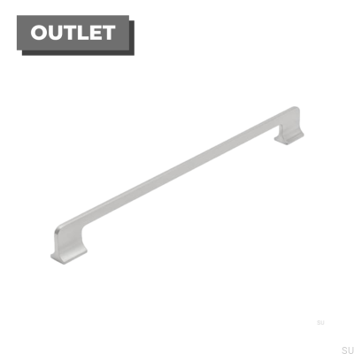 Tirador para mueble longitudinal Key 350 Plata Cepillado