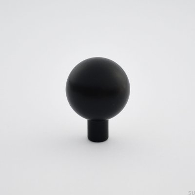 Pomo para mueble Marbelo 30, acero inoxidable negro