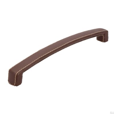 Tirador para mueble longitudinal SM8059I 224 Cuero marrón