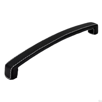 Tirador para mueble longitudinal SM8059I 224 Cuero Negro