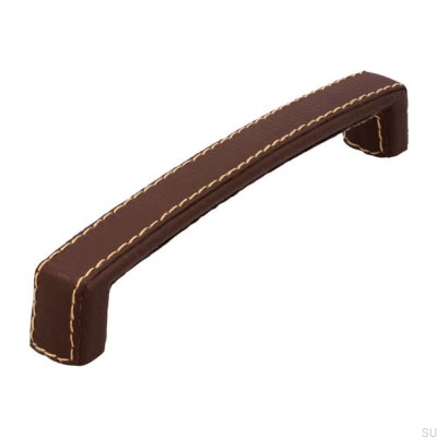 Tirador para mueble longitudinal SM8059I 176 Cuero marrón