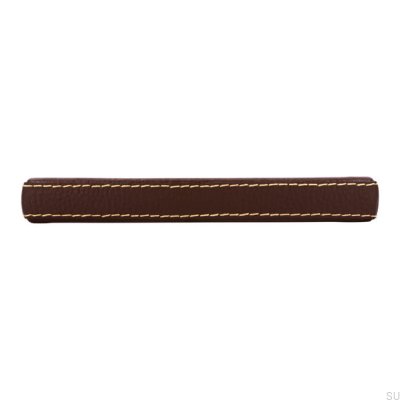 Tirador para mueble longitudinal SM8059I 176 Cuero marrón
