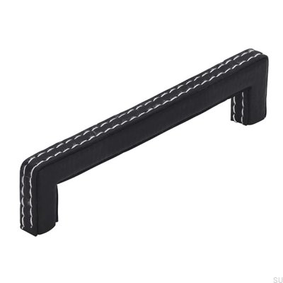 Tirador para mueble longitudinal SM8137I 128 Cuero Negro