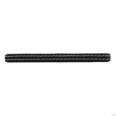 Tirador para mueble longitudinal SM8137I 128 Cuero Negro