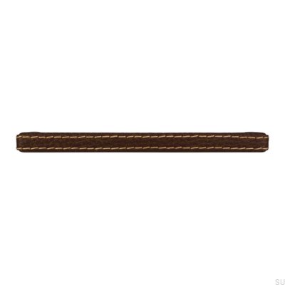 Tirador para mueble longitudinal SM8137I 128 Cuero marrón