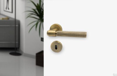 Helix 200 tirador de puerta Metal Bronce antiguo Cerradura modular