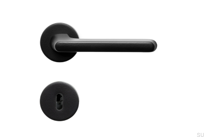 Tirador de puerta Tavira 30 Negro Cerradura modular