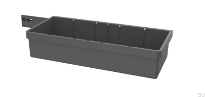 Bandeja para mueble para productos de limpieza.