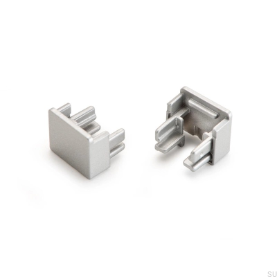 Tapa final para perfil de aluminio de superficie Nexus (2 piezas)