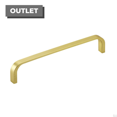 Tirador largo para mueble Pronto 160 Oro Cepillado