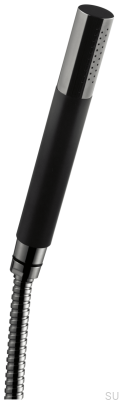 Rociador de ducha con flexo DSO14090 Latón Negro Cromo
