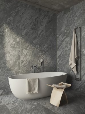 Grifo termostático de pared para bañera ARM036, cobre cepillado, sin pintar