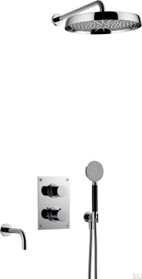 ARM7368 ED2 Juego de ducha Latón Cromo Pulido