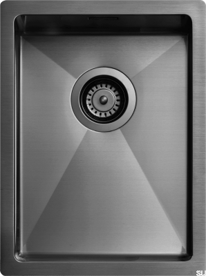Fregadero de Cocina 3040 Acero Negro Cromo PVD