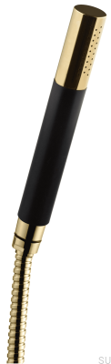 Rociador de ducha con flexo DSO14090 Latón Miel Oro con Negro