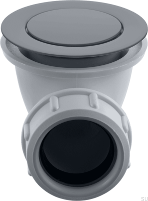 Tapón de bañera emergente 22200 Latón Gris Ascot