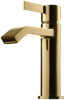 Grifo para lavabo ARM071, Latón Dorado Miel