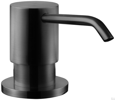 BI228 Dispensador de Jabón Latón Negro Mate