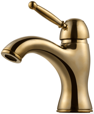 Grifo para lavabo GI071, latón pulido, sin pintar