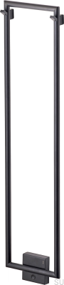 Radiador de baño TW800-200 Acero Negro Mate