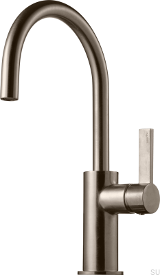 Grifo de cocina ARM380 Latón Níquel Cepillado