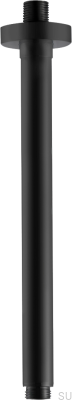Brazo de ducha FL271-300 Latón, Negro mate