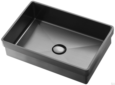 Lavabo de empotrar TA4328 Acero Negro Cromo PVD