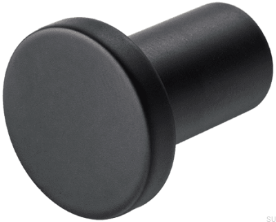 Percha de pared TA243 Latón Negro Mate
