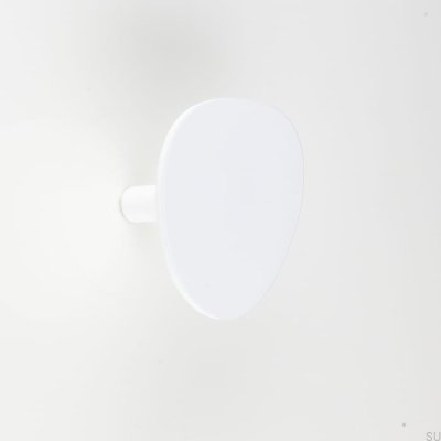 Pomo para mueble Ink White acero