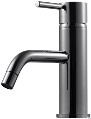 EVM071 grifo para lavabo, latón, cromo negro