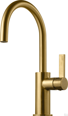 Grifo de cocina ARM380 Miel Oro Latón Cepillado