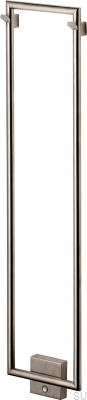 Radiador de baño TW800-200 Acero al níquel cepillado